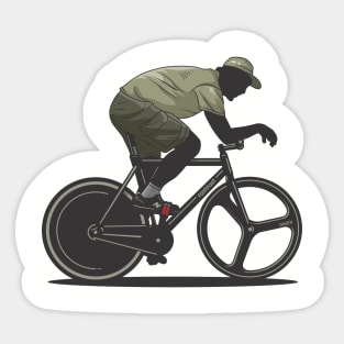 ride fixed gear Sticker